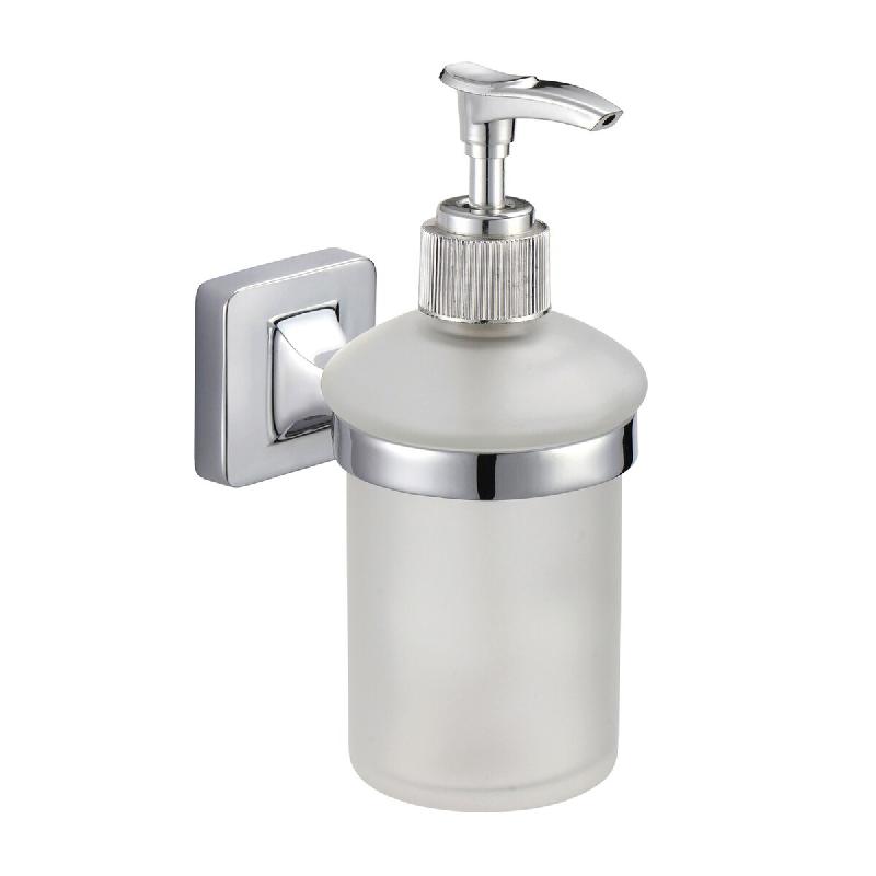 MSV Lucca Distributeur de savon en plastique couleur blanche - blanc plastique MS2591_0