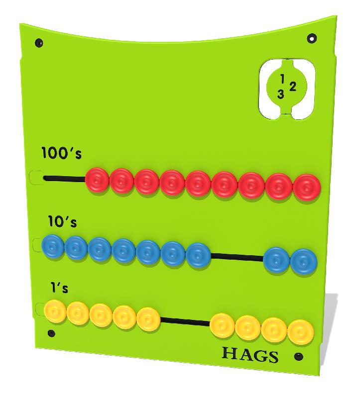 Panneau de jeu d'éveil Boulier réf-8061965 - Hags - Structure pour aire de jeux pour enfants de 2 à 12 ans_0