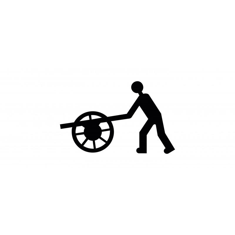 Panonceau M4t - Désignation des charrettes à bras - WP Signalisation_0