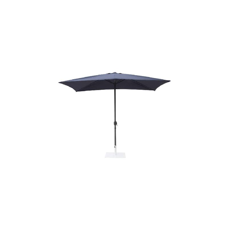 Parasol rectangulaire (H)2570 x (L)3000 x (P)2000 mm, en aluminium & polyester, bleu marine, SÉVILLE_0