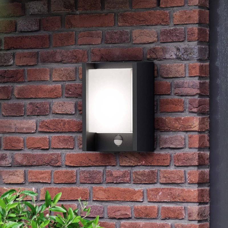 PHILIPS APPLIQUE MURALE LED ARBOUR UE, CAPTEUR, 2 700 K