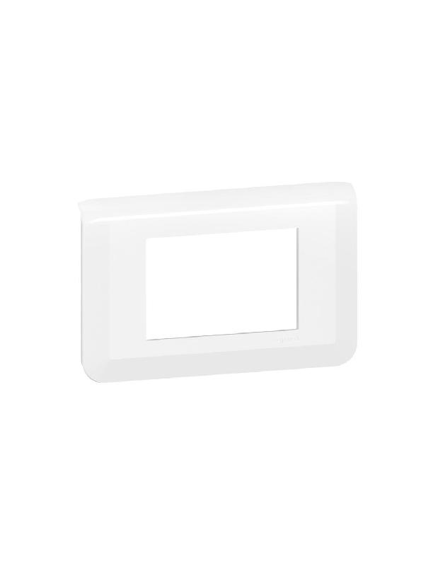 PLAQUE DE FINITION MOSAIC BLANC POUR 3 MODULES - LEGRAND -  078803L