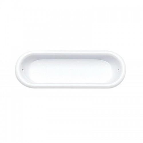 POIGNÉE CUVETTE - PLASTIQUE - BLANC - 82X29 MM CADAP