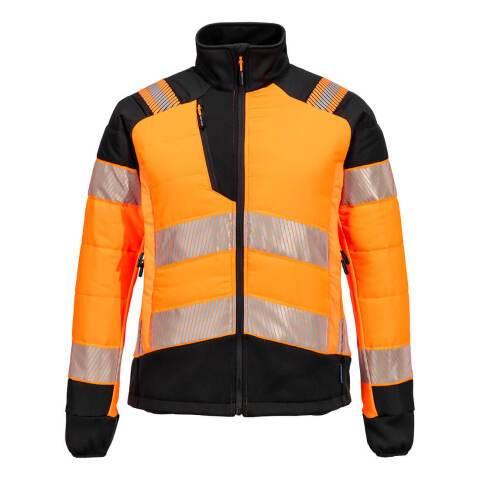 PORTWEST T171 VESTE BAFFLE HYBRIDE HV POUR FEMME PW3 ORANGE/NOIR - TAILLE XXL