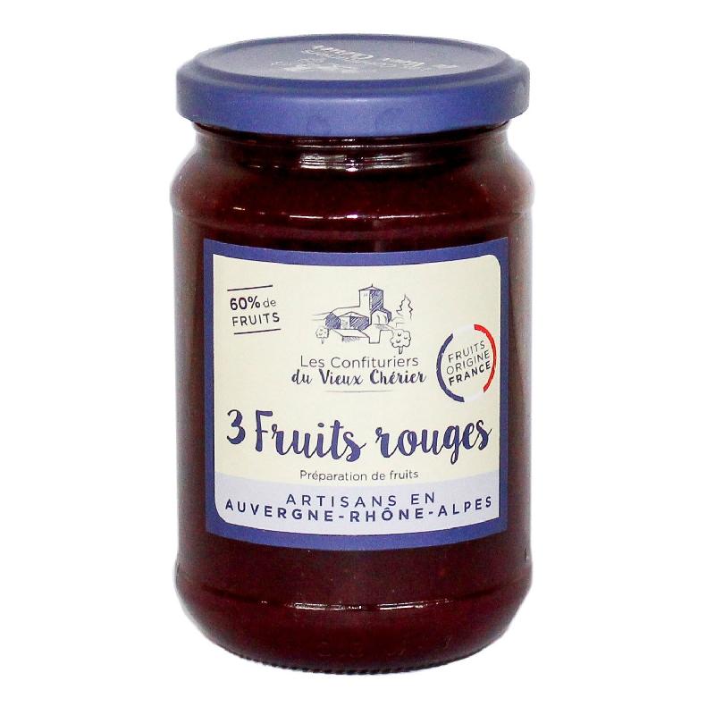 Pots de 350 grammes de préparations de fruits fabriquées artisanalement en France - CNFTOGC-CH10_0