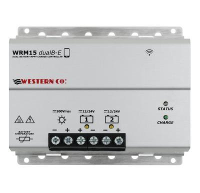 Régulateur de charge solaire 15A MPPT 12/24V WESTERN WRM15 dualB-E - pour deux batteries différentes_0