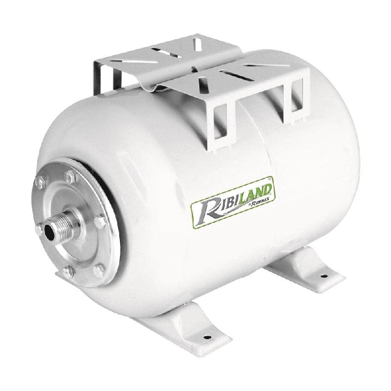 Réservoir horizontal en acier laqué pour surpresseur - 100 litres - PRS100-PH - équipé d'une vessie_0