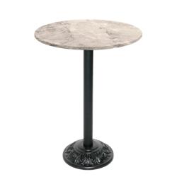 Restootab - Mange-debout style bistrot Ø70cm marbre de trevisse - gris TB-VRSFF-R70M-MB.TREV_0