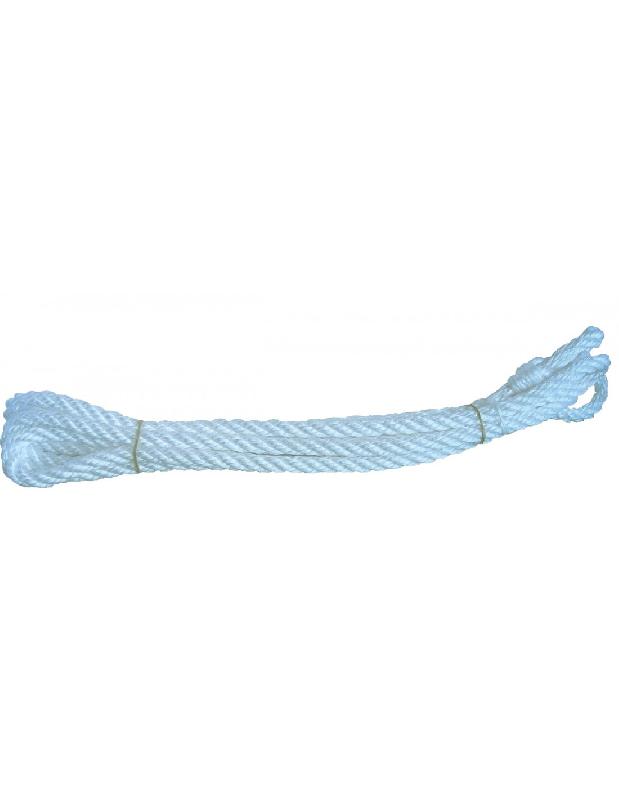 CHABLOT POLYPROPYLÈNE BLANC 11MM L.4M - CORDERIES TOURNONAISES - 31/2901
