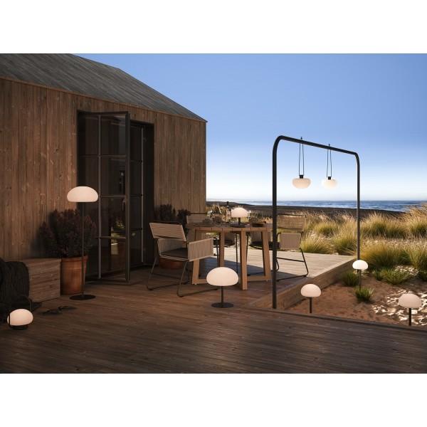 SPONGE TABLE 20 LAMPE DE TABLE MÉTAL ET PLASTIQUE NOIR LED INTEGRÉE 2700K - NORDLUX 2018135003