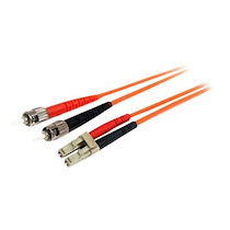 STARTECH.COM 2M FIBER OPTIC CABLE - MULTIMODE DUPLEX 62.5/125 - LSZH - LC/ST - OM1 - LC TO ST FIBER PATCH CABLE (FIBLCST2) - CÂBLE RÉSEAU - 2 M