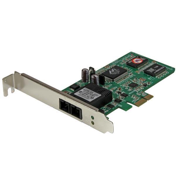 StarTech.Com Carte réseau PCI Express à 1 port fibre optique Gigabit Ethernet Multimode SC - Adaptateur NIC PCIe - 550m_0