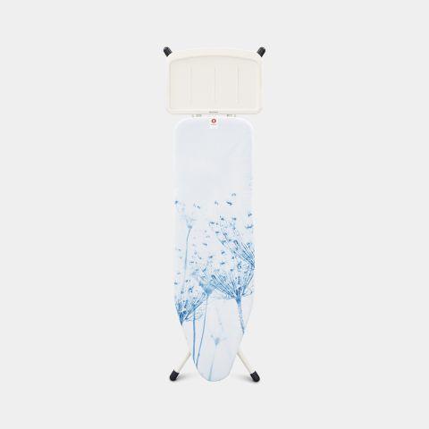 Table à repasser taille B -124 x 38 cm, pour centrale vapeur - Cotton Flower Brabantia UGS108860 EAN8710755108860_0