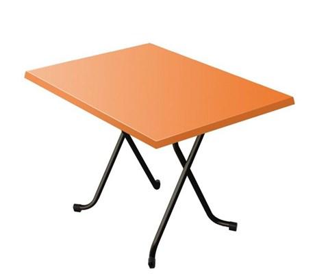 TABLE DE TERRASSE ALSACE ORANGE 110 X 70 CM