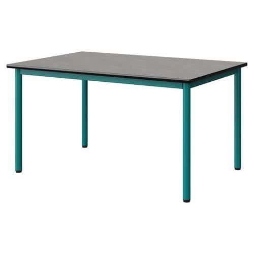 TABLE MALIBU 120X80 T4 4P STRA ANTIB BÉT F186/NOIR BLEU 5018