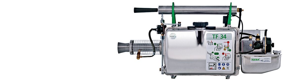 Thermonébulisateur TF W 34 - IGEBA - dimensions compactes 78 x 27 x 34 cm - tube spécial W pour solutions à base d'eau_0