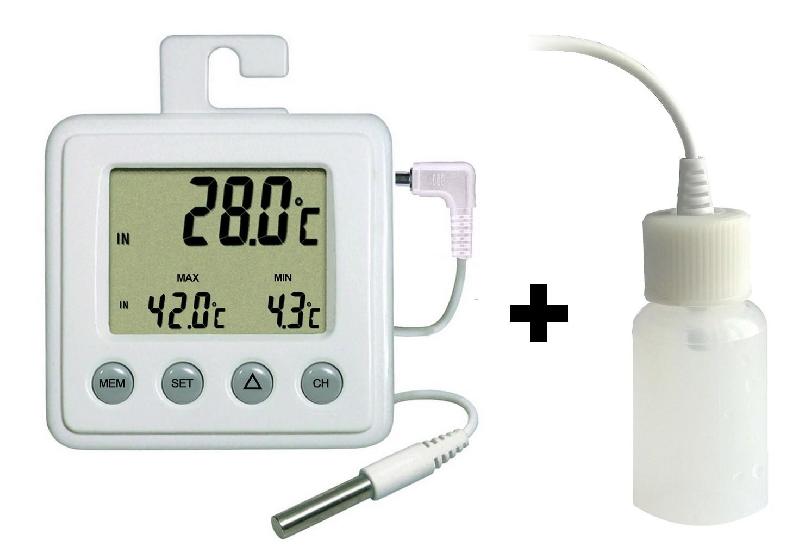 Thermomètre électronique - Température intérieur/extérieur #9235AT/111LM - Plage -50°C à +70°C_0