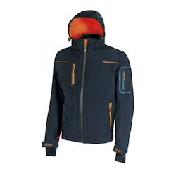 U-POWER Veste de travail isolante softshell U POWER SPACE homme bleu marine T.5XL U Power - bleu polyester 8033546465868_0