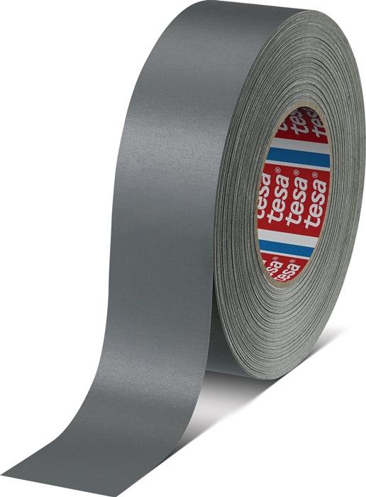 Adhésif toilé tesaband® Premium 4651 gris longueur 50 m largeur 50 mm rouleau TESA_0