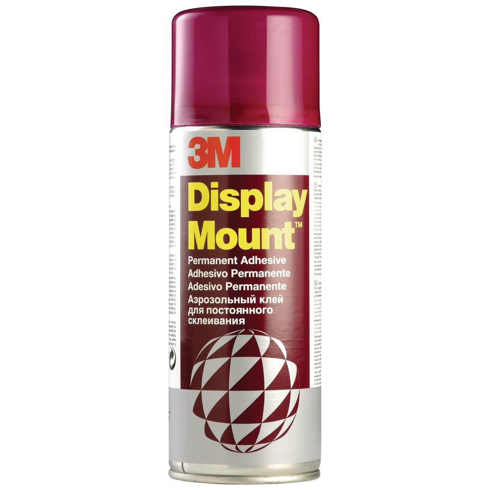 COLLE ADHESIVE PERMANENTE DISPLAYMOUNT SOUS FORME DE SPRAY AEROSOL 400 ML (BOUTEILLE 400 MILLILITRES)