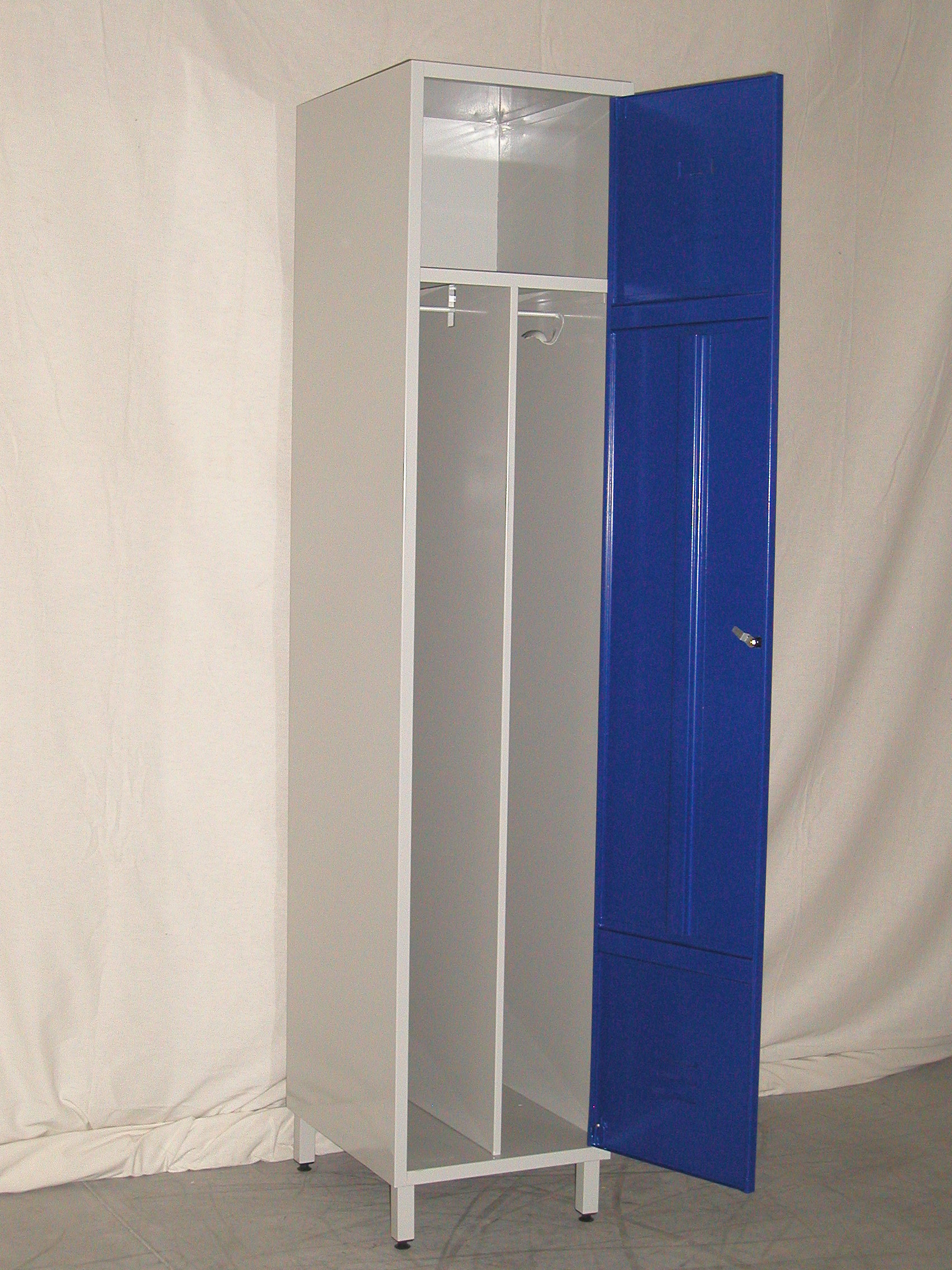Armoire vestiaire industrie salissante 1 colonne - norme D65-760 AFNOR - acier électro-zingué_0