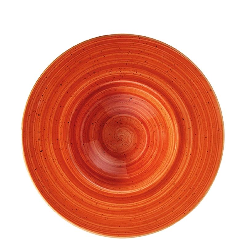 ASSIETTE CREUSE BONNA TERRACOTTA BANQUET, 28 CM