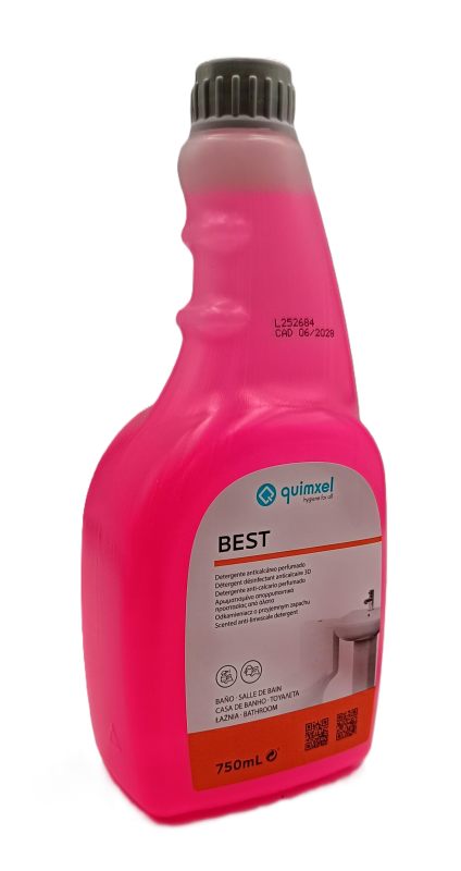 Best 3d nettoyant desinfectant multi-usages pour sanitaires ph: 25 (0460074) flacon sans pistolet de 750ml_0