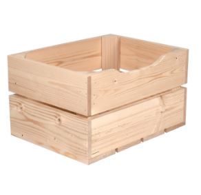 BL2-Pi36 - Caisses en bois Simply A Box - L36 x H20 x P27 cm - Bois brut ou 6 coloris de lasure à l'eau_0