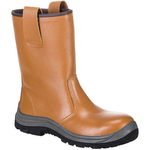 BOTTE DE SÉCURITÉ NON FOURRÉE S1P HRO FW06 MARRON 44