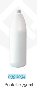 Bouteille 750 ml - Flacon QUIMXEL - Référence Q0390034_0