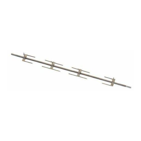 Broche volaille+2pics+2double 950x75x65mm BP1375 ROTISOL_0