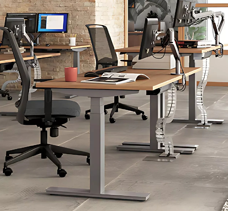 Bureau individuel réglable en hauteur à 2 moteurs So Baza_0