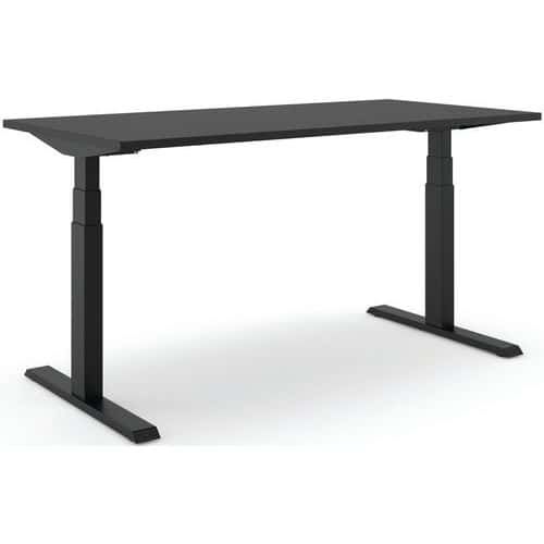 BUREAU RÉGLABLE STEELFORCE PRO 670 SLS - 200CM - NOIR - ACTIFORCE