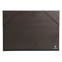 CARTON À DESSIN KRAFT À ÉLASTIQUES 26X33CM - NOIR - LOT DE 10