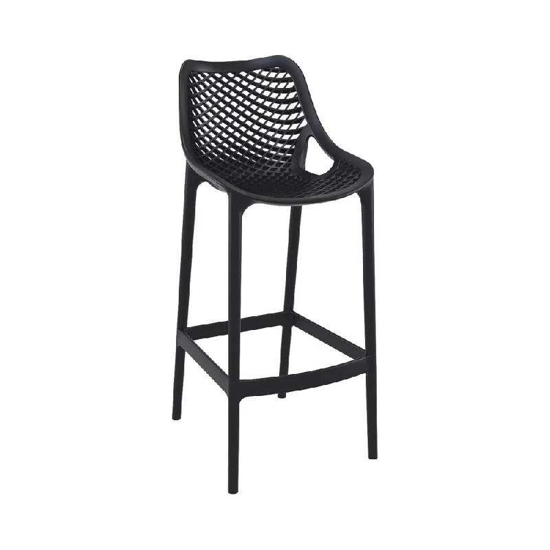 Chaise haute design en résine AIR Siesta - Stamp - résistant pour extérieur - empilable par 4_0