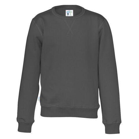 COTTOVER SWEATSHIRT COL ROND ENFANT - CERTIFIÉ GOTS ANTHRACITE - TAILLE 12 ANS