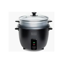 Cuiseur Vapeur Black & Decker BXRC1800E - 1,8L - Fonction vapeur et cuisson immergée - 700W - Noir_0