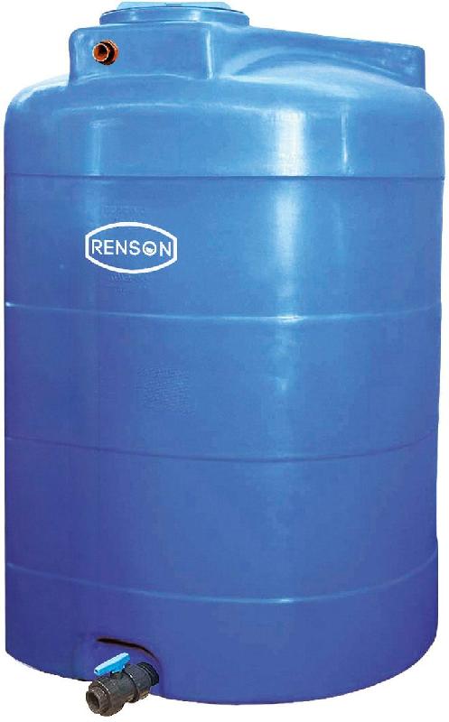 Cuve verticale bleue stockage eau 3 000 litres pré-équipée - RENSON - 817676_0