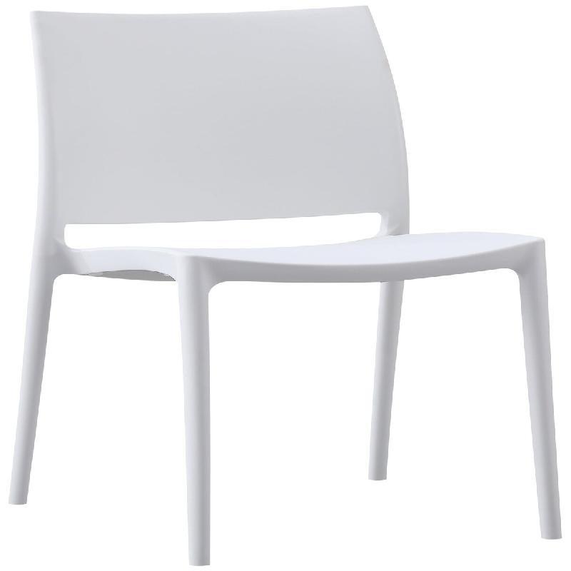 Décoshop26 - Chaise empilable design en plastique couleur blanc résistant aux UV – jardin terrasse et intérieur 10_0007895 - blanc 3000266361850_0