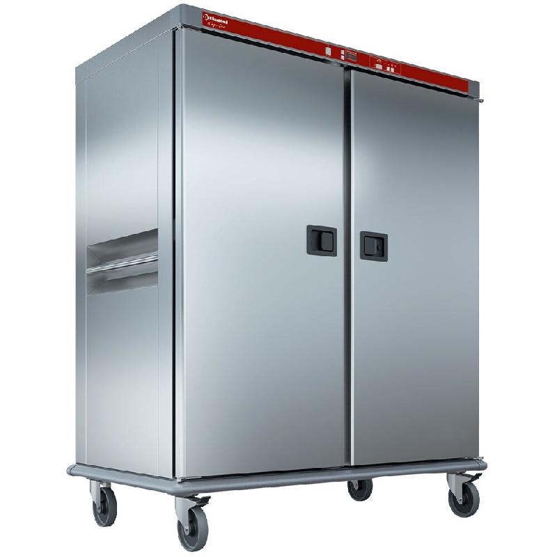 Diamond - Chariot chauffant pour repas, 40 GN 2/1, humidification contrôlée - réf. CTH40-EK - gris inox AKS-CTH40-EK_0