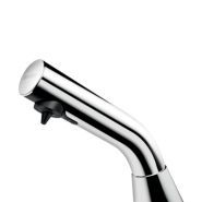 Distributeur de savon automatique - Delabie BINOPTIC - sur vasque - Réf. 512521P - inox 304 chromé_0