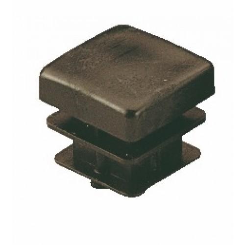 EMBOUT DE TUBE CARRÉ EN POLYÉTHYLÈNE-80X80MM PERGA