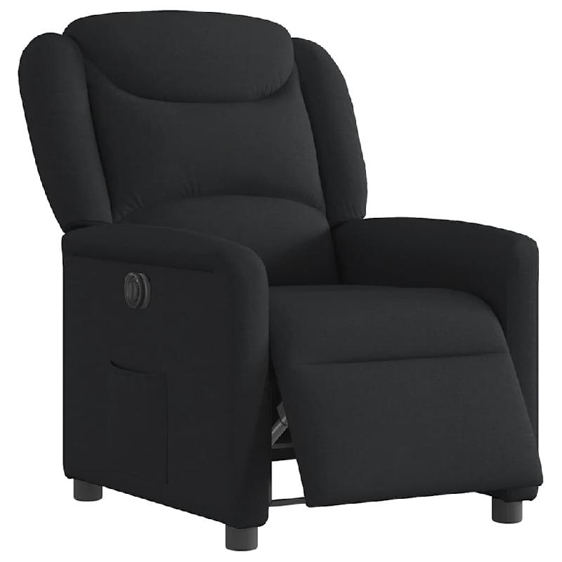 Fauteuil inclinable électrique Noir Tissu Modèle Xerlonora - 8721102961588_0