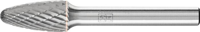 Fraise sur tige RBF D. 10 mm L. Tête 20 mm D. De la tige 6mm carbure engrènement 3 PLUS PFERD_0
