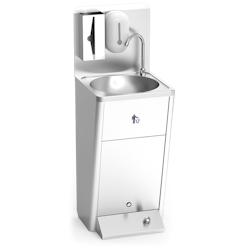 FRICOSMOS-Lavabo intégré accessible avec un seul bouton, dimensions 450x450x1250 mm - inox 8434029618250_0