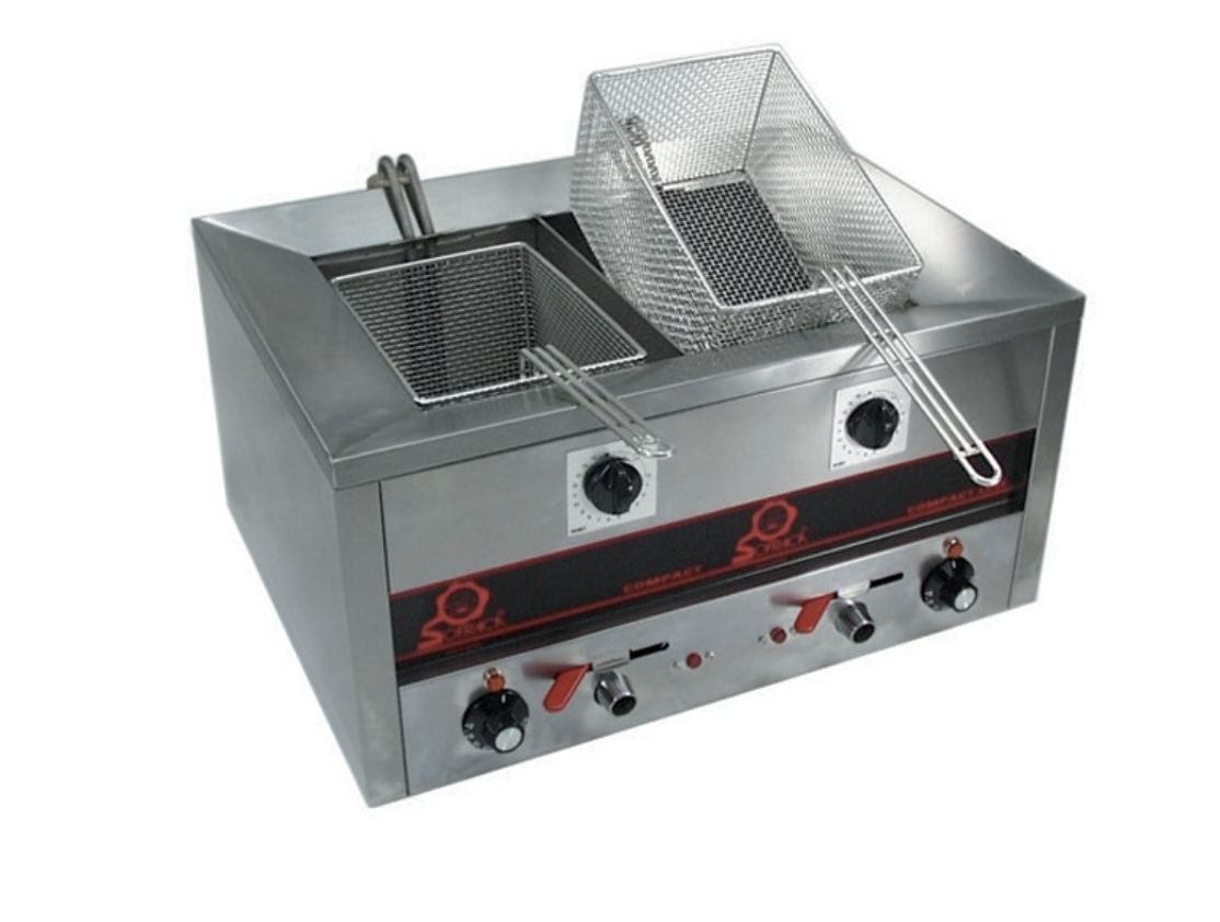 Friteuse compact line 500 - snack ii - sofraca frit.O.Matic - 2x7 l_0