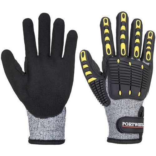 GANT ANTI-COUPURES ET ANTI-IMPACT A722 GRIS/NOIR 10 - PORTWEST