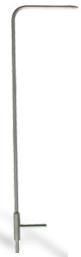 TUBE DE PITOT TYPE L COUDÉ, DIAM. 3 MM, LONGUEUR 100 MM - KIMTPL03100