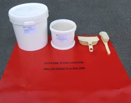 Kit antipollution ADR V15 - Équipement complet avec obturateur, réservoir collecteur et absorbant conforme ADR 2009_0