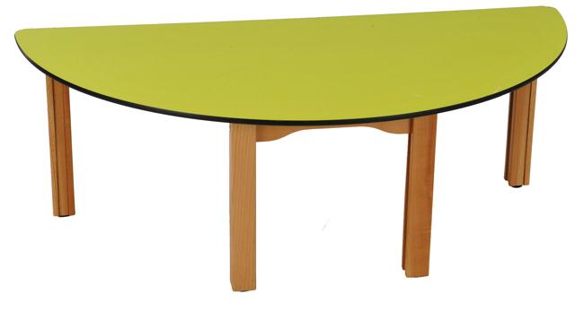 TABLE ZÉBULON RONDE Ø 120 CM T00 COLORIS BLEU ALIZÉ - MANUTAN COLLECTIVITÉS
